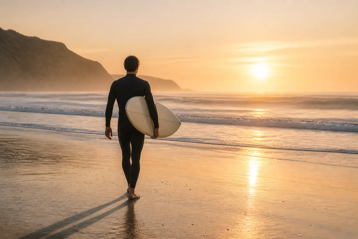 Préparation physique surf : rame, take off et équilibre